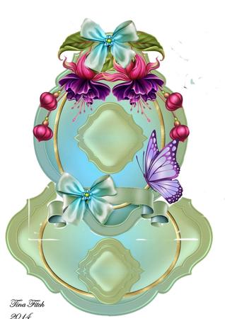 Fuchsia Easel Card Kit