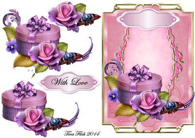 Present Floral Topper