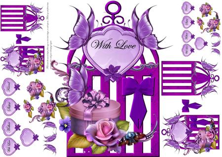 Bird Cage Floral Mini Kit
