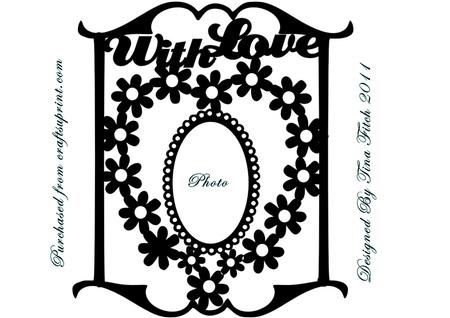 Paper Magic Frame with Love