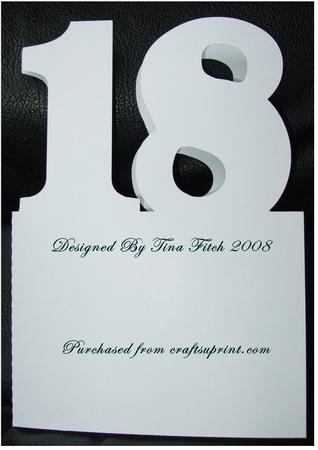 18th Plinth Card