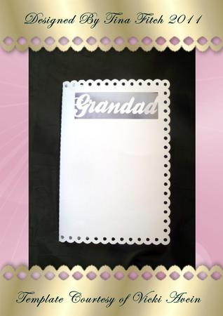 Scalloped Edge Grandad Card
