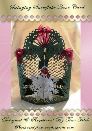 Swinging Snowflake Card