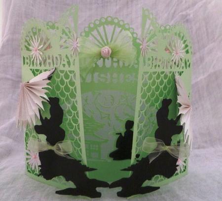 Oriental Birthday Illuminating Door Card