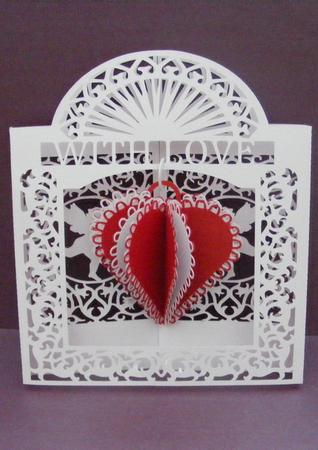 Swinging Valentines Door Card