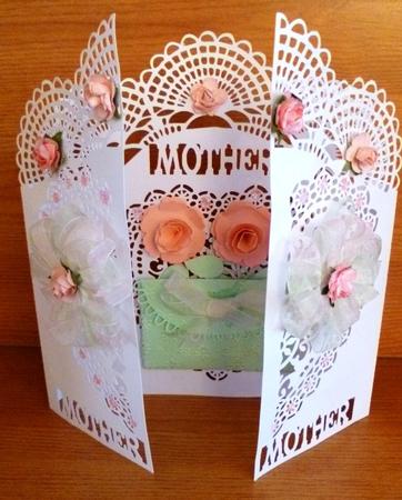 Mother's Day Lacy Door Card