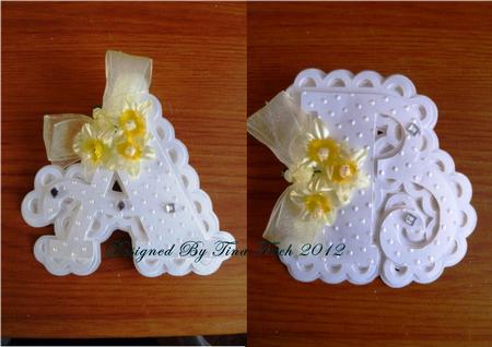 Scalloped Layered Letter Alphabet