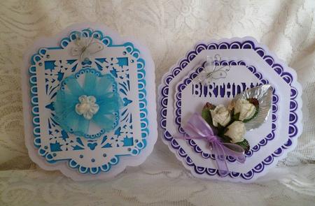 Scalloped Layered Cards - 3 & 4