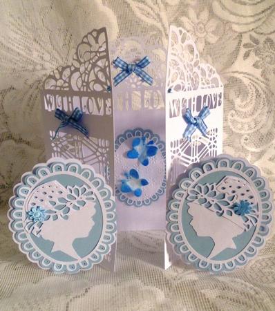 Cameo Lady Door Card
