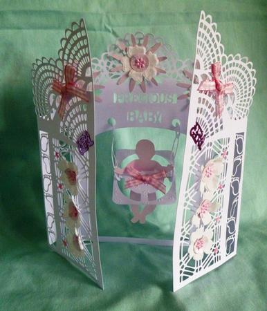 Swinging Baby Door Card