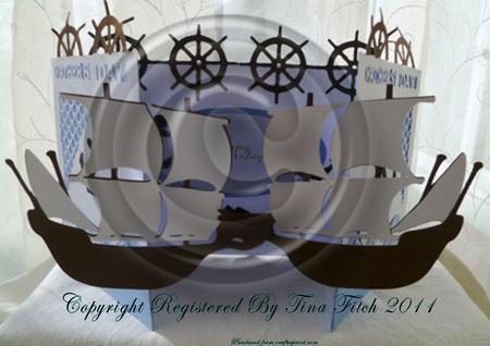 Father's Day Sailing Door Card