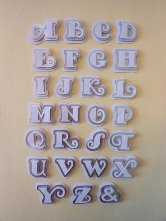 Fancy Layered Alphabet