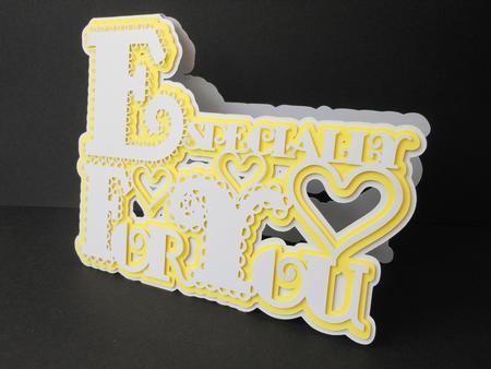 Scalloped Layered Especially for You Card