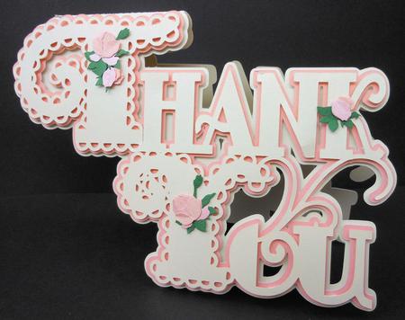 Scalloped Layered Thank You Card