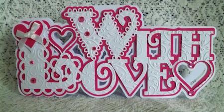 Scalloped Layered with Love Card