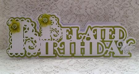 Scalloped Layered Belated Birthday Card