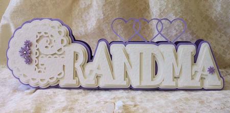 Scalloped Layered Grand-ma Card