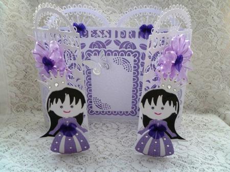 Princess Purple Door Card