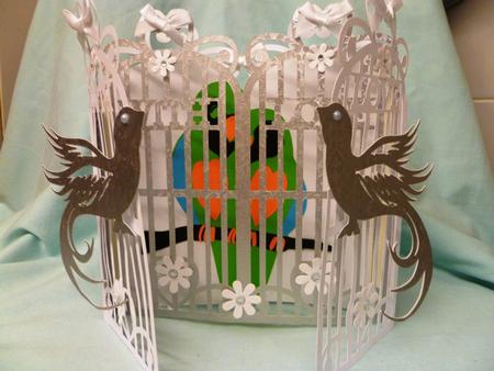 Love Bird Door Card