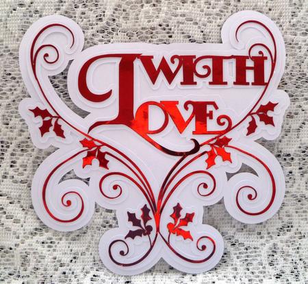 Swirly Layered with Love Topper