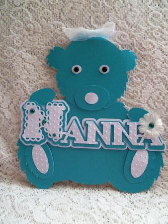 Nanna 3D Teddy Topper