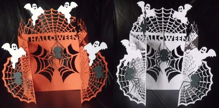 Halloween Spider Door Card