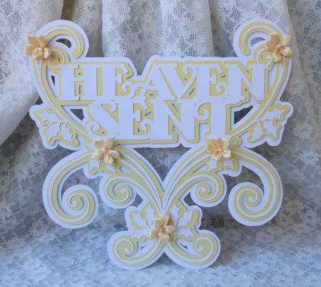 Swirly Layered Heaven Sent Topper