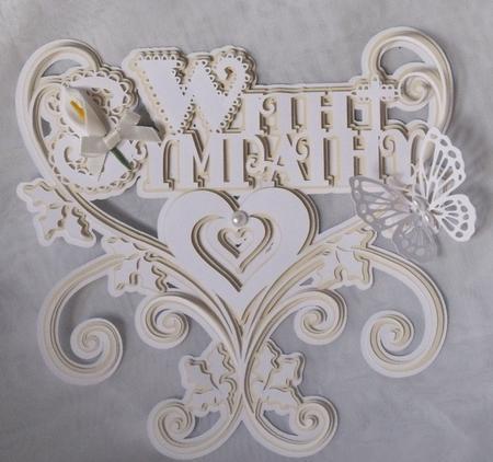 Swirly Scalloped Layered Sympathy Topper