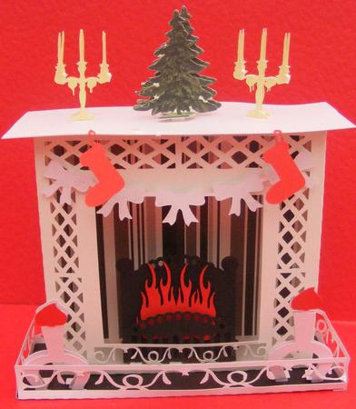 3D Fireplace & Box