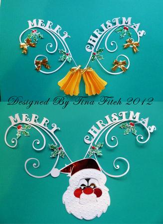 Christmas Swirl Topper Set