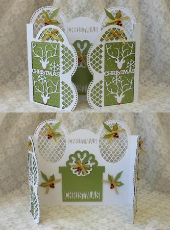Christmas Reindeer Door Card