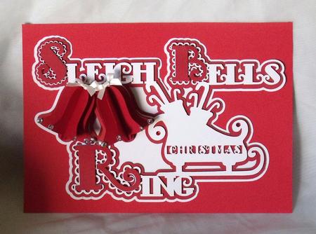 Sleigh Bells Ring Layered 3D Toppercraftrobo/cameo
