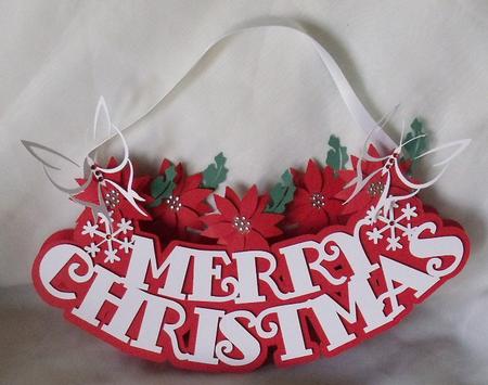 3D Christmas Door Hanger