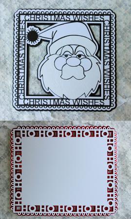 Christmas Scalloped Sentiment Matts