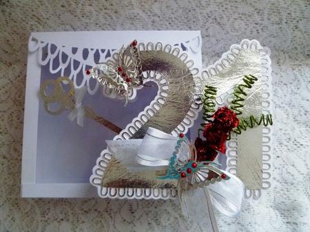 3D Scalloped 21st Keepsake & Box