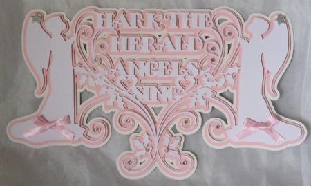 Layered Hark the Herald Angels Sing Topper