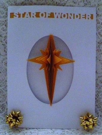 Christmas Star of Wonder Card