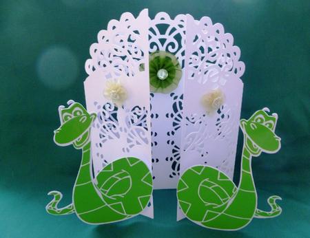 Slippery Snake Door Card