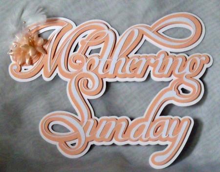 Fancy Mothering Sunday Layered Topper
