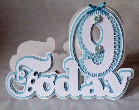 Scalloped Layered 9 Today Card