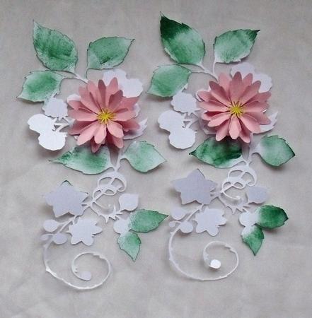 3D Clematis Flowers