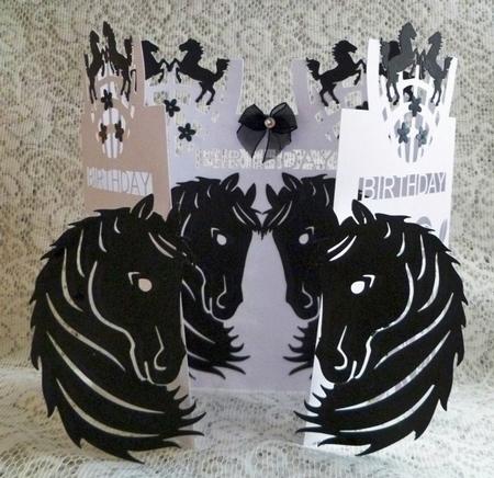 Birthday Horse Door Card