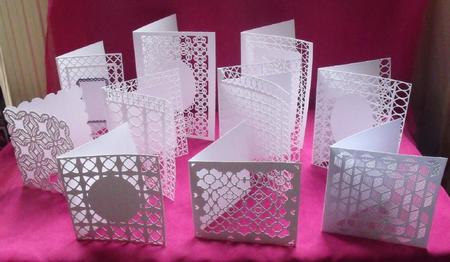 The Lattice Collection of 10 Cards