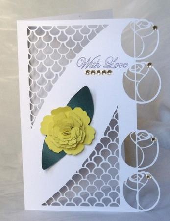 Rose Edges Lattice Card