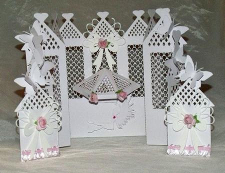 Concertina Princess Castle Card