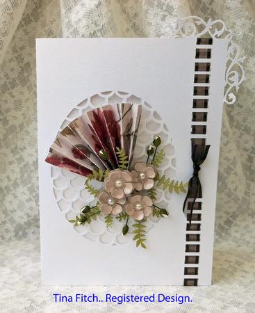 Ribbon Threading Fan Card