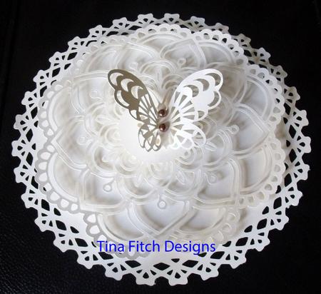Layered Doily 1 & Butterfly