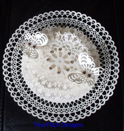 Layered Doily 2 & Butterfly
