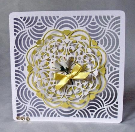 Fancy Layered Doily 10 Card
