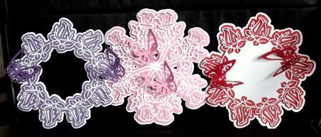 Rose Layered Matts x 3